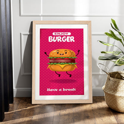 Burger Joy Wall Frame