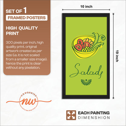 Salad Kitchen Wall Art