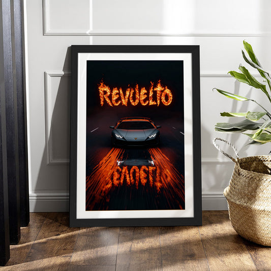 Lamborghini Revuelto Inferno Wall Frame