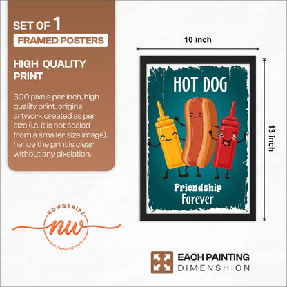 Hotdog Crew Wall Frame