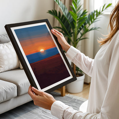 Sunset Landscape Frame
