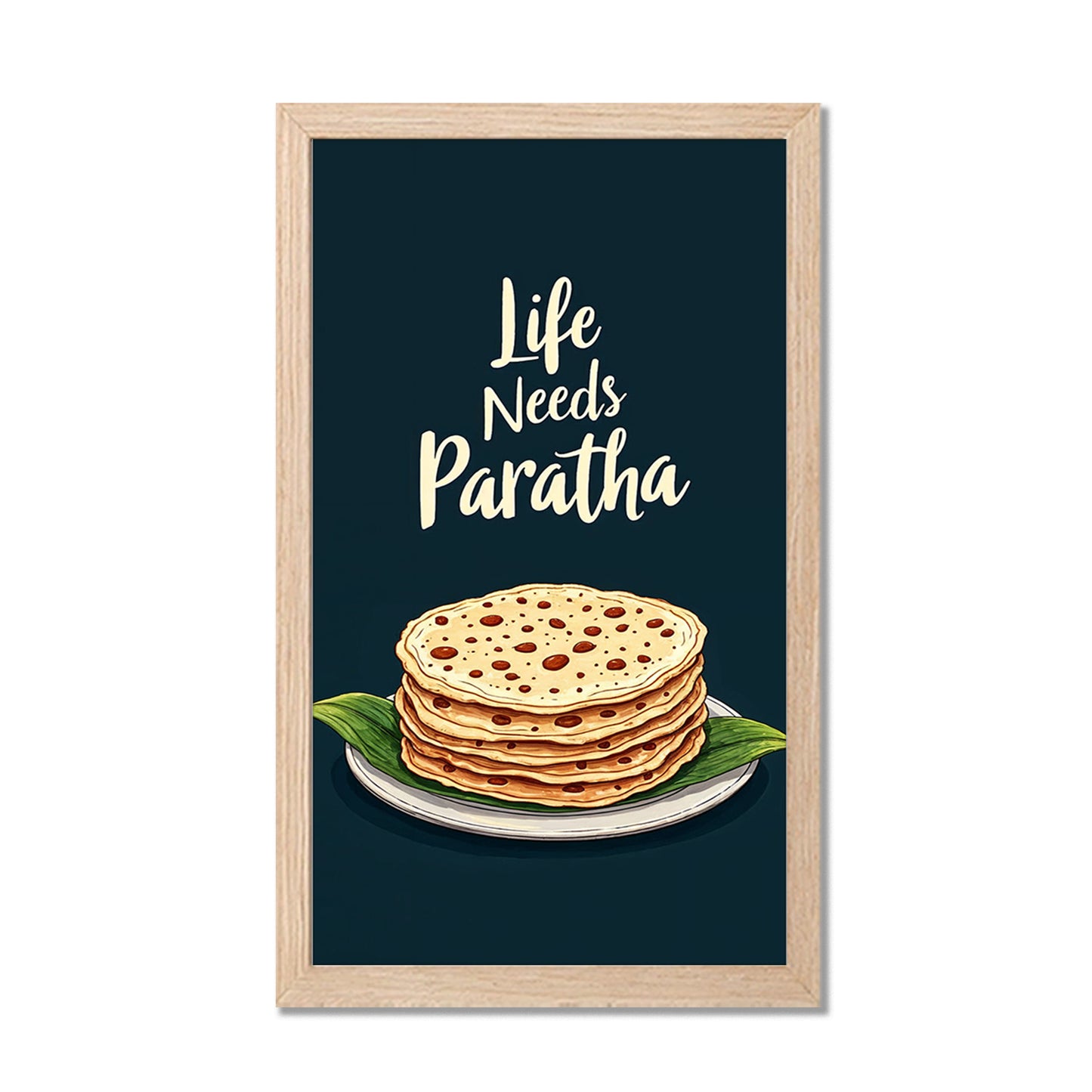 Paratha Delight Wall Frame