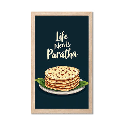 Paratha Delight Wall Frame