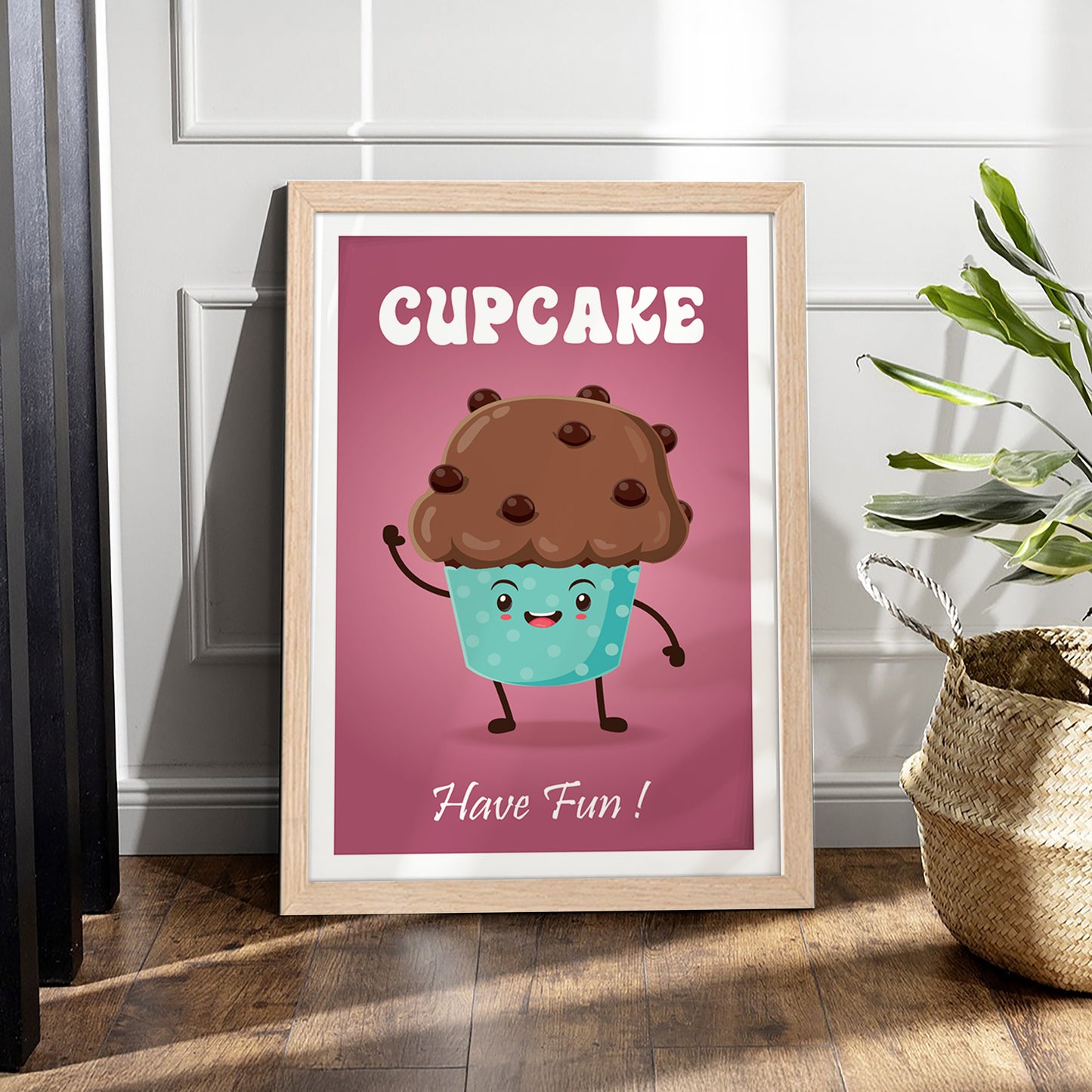 Fun Cupcake Wall Frame