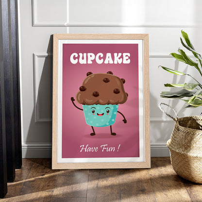 Fun Cupcake Wall Frame