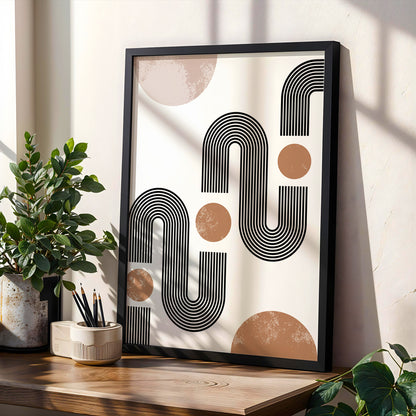 Minimal Arch Abstract Poster