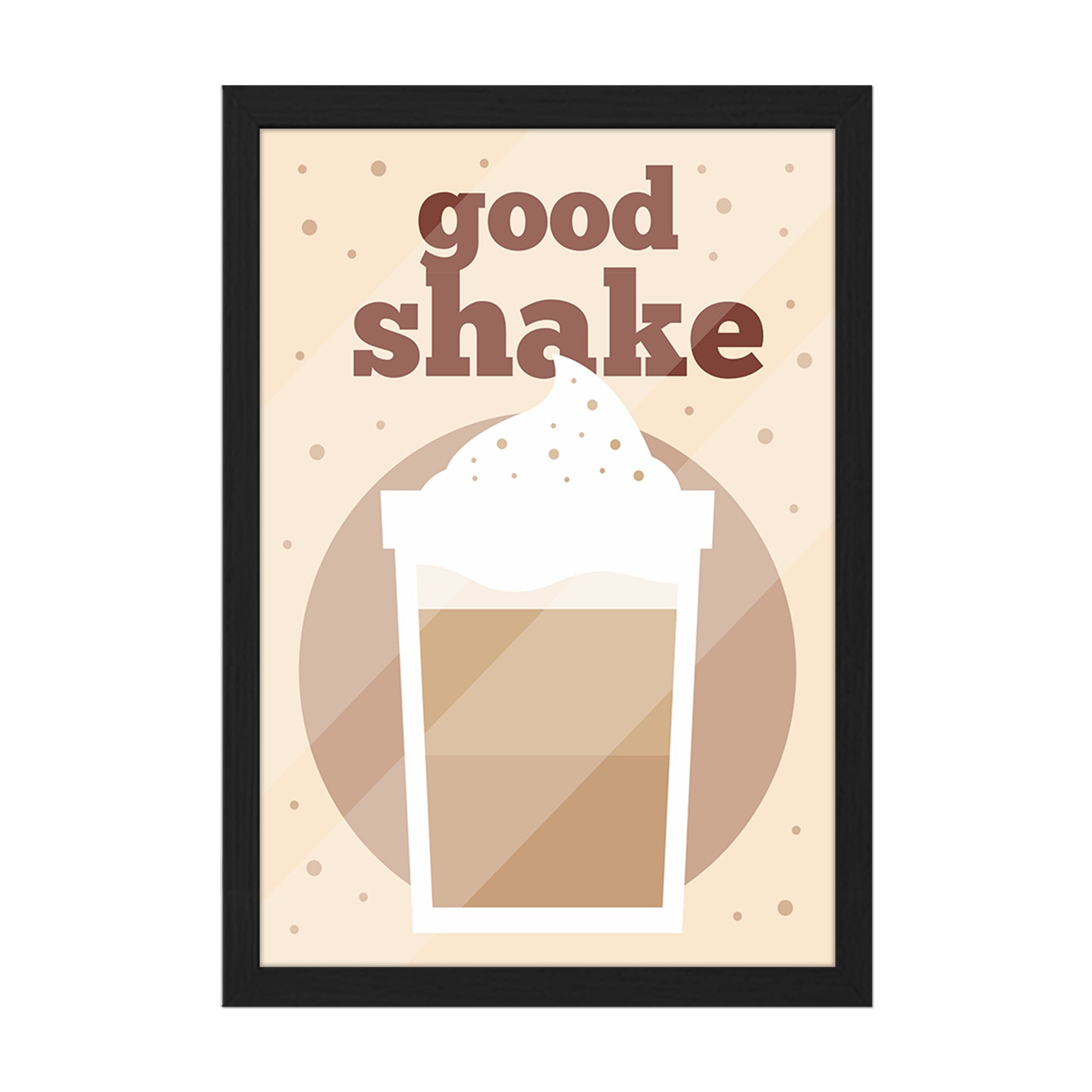 Creamy Shake Wall Frame