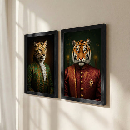 Royal Wild Portrait Wall Art Set