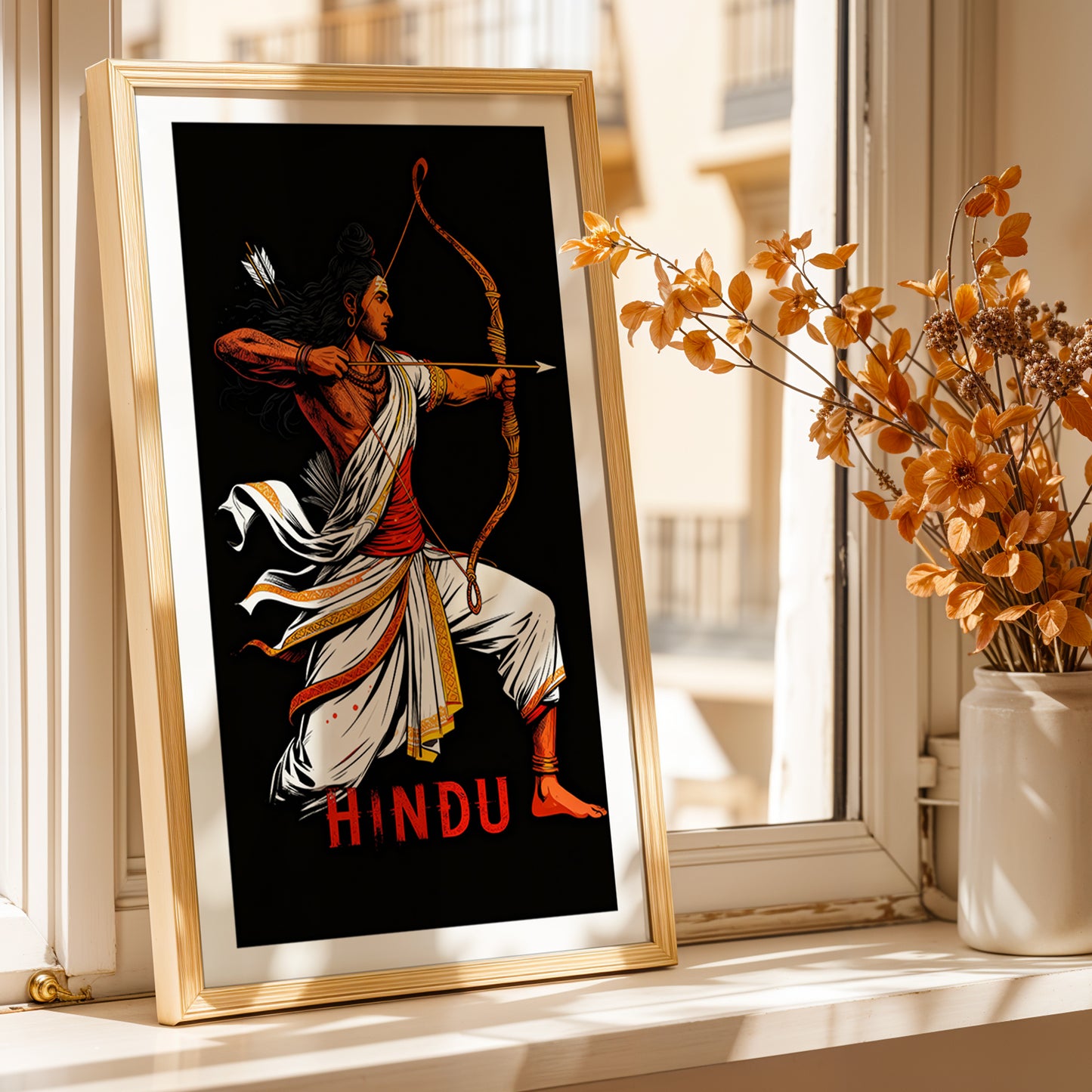 Lord Ram Archer Wall Frame