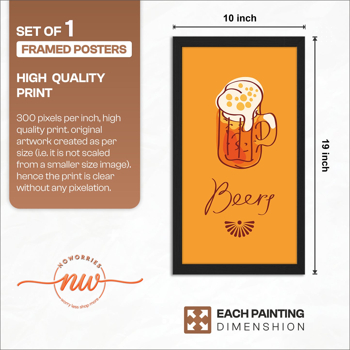 Food & Drink Category Wall Art Set