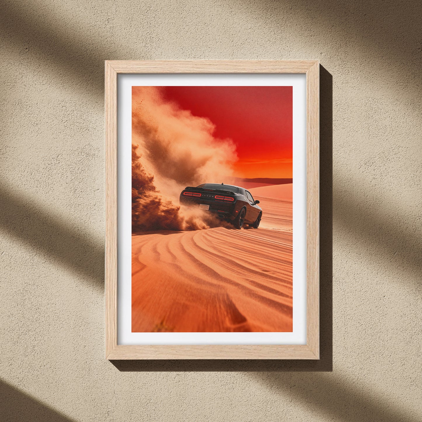 Dodge Challenger Sandstorm Drift Wall Frame