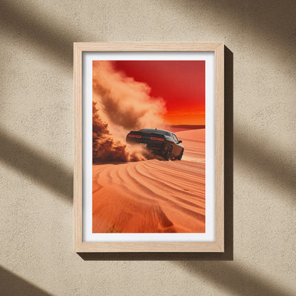 Dodge Challenger Sandstorm Drift Wall Frame