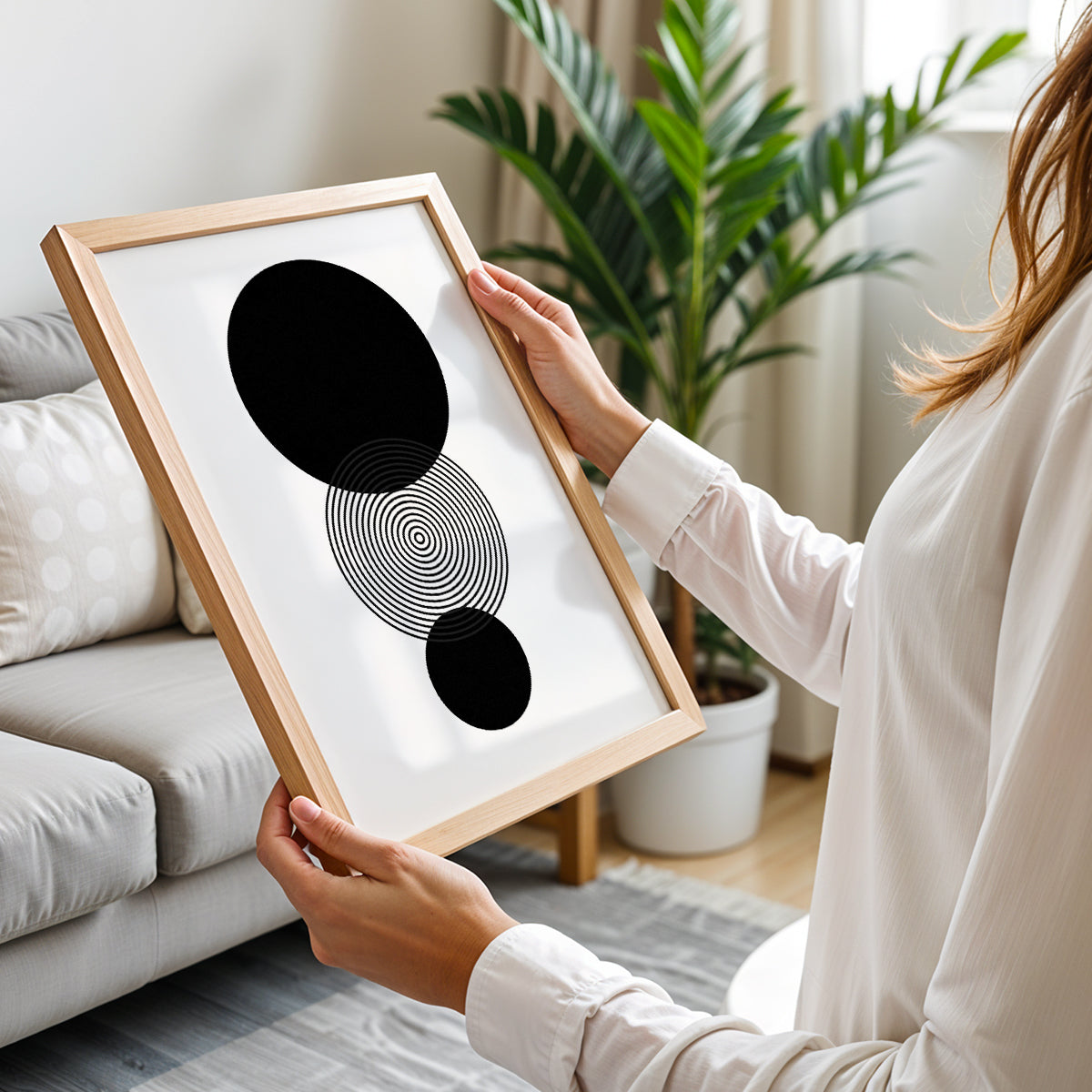 Geometric Circle Abstract Print