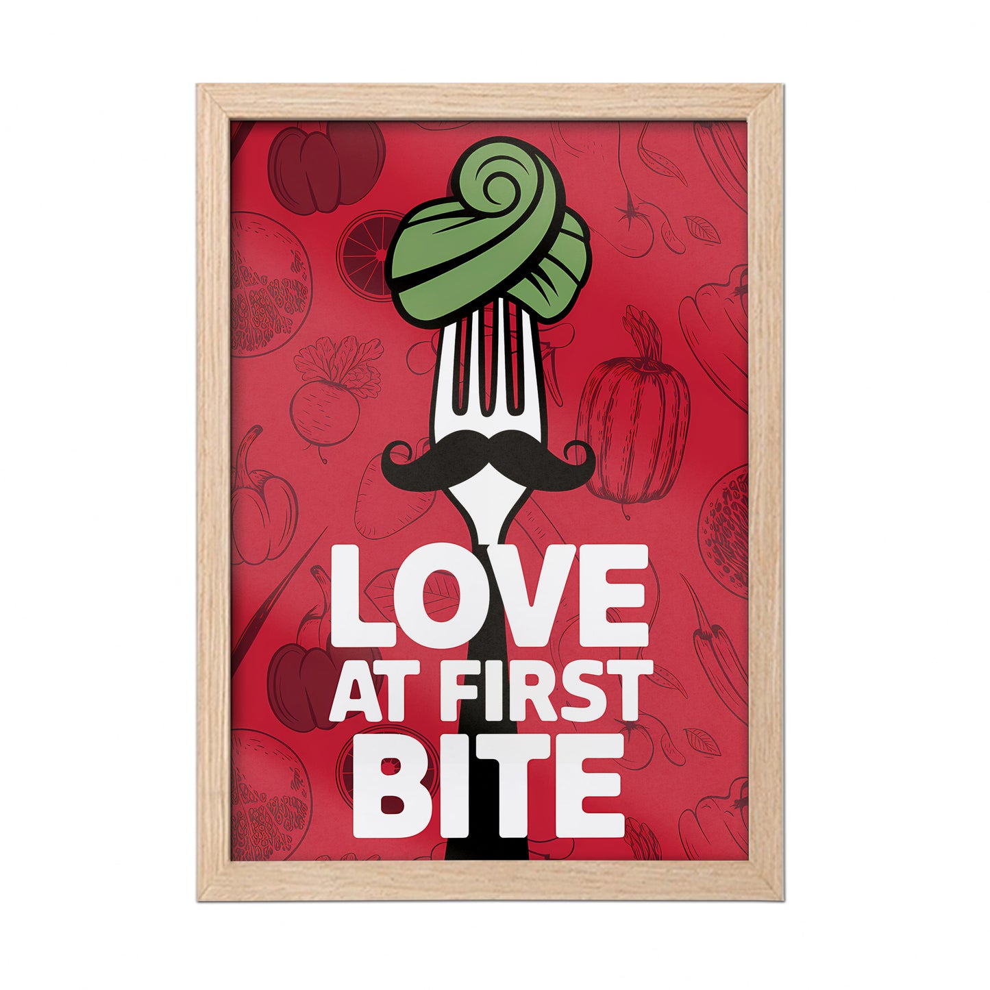 Love at First Bite Wall Frame