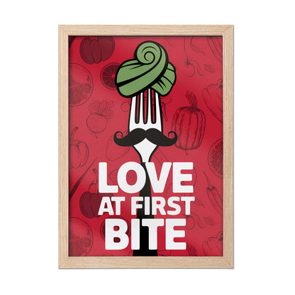 Love at First Bite Wall Frame