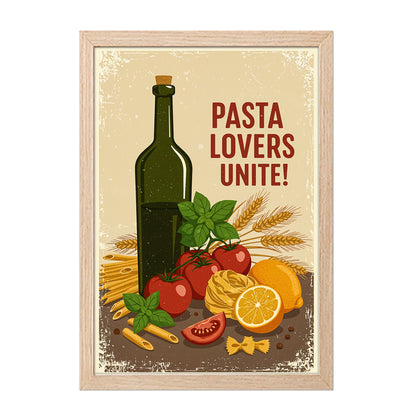 Pasta Lovers Wall Frame