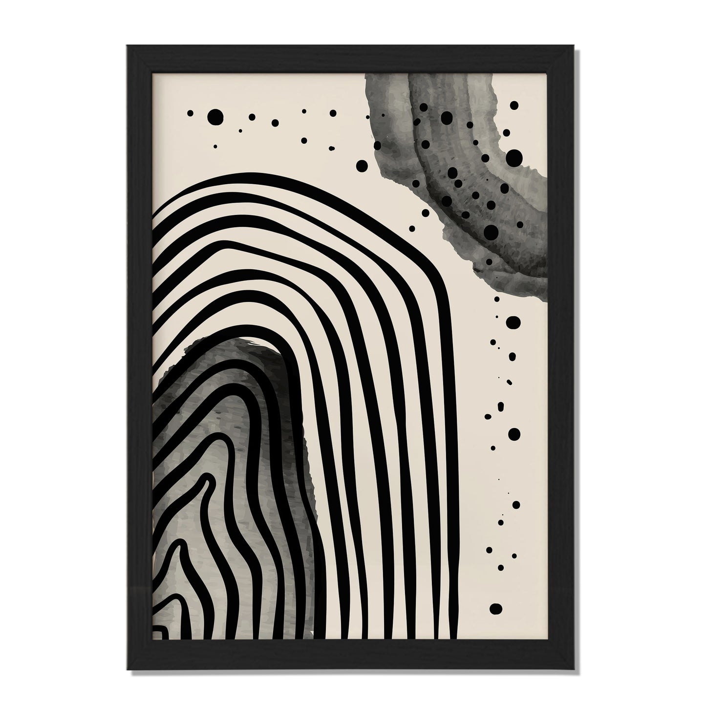Wave Abstract Wall Frame