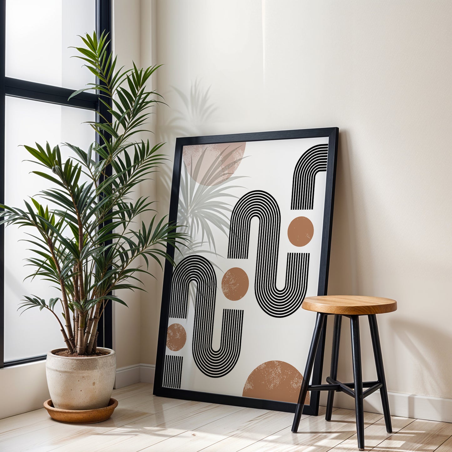 Minimal Arch Abstract Poster