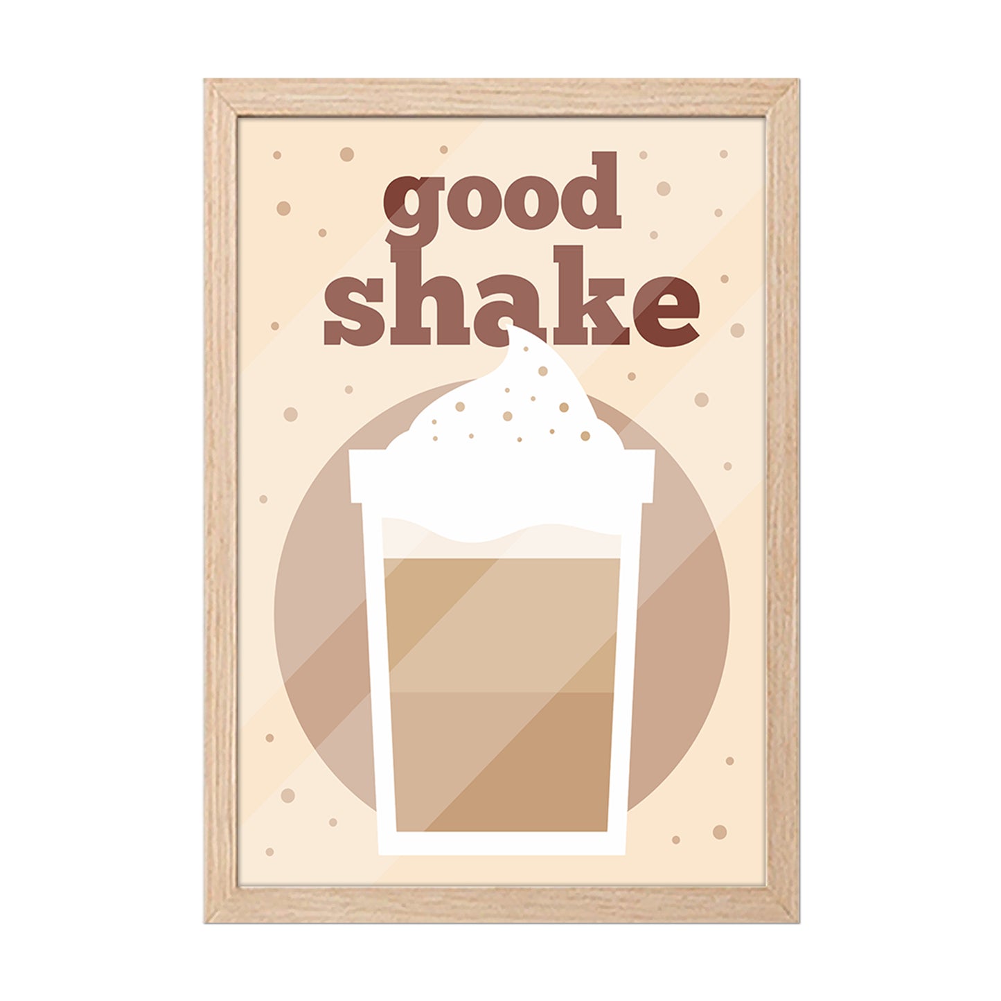 Creamy Shake Wall Frame