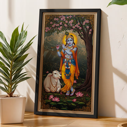 Divine Krishna Wall Frame