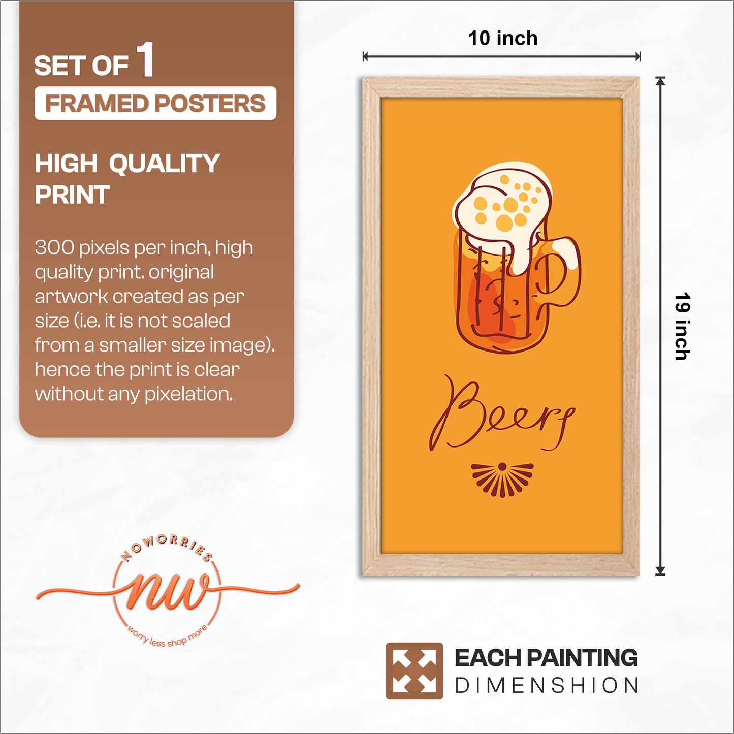 Food & Drink Category Wall Art Set