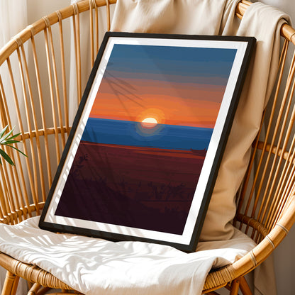 Sunset Landscape Frame