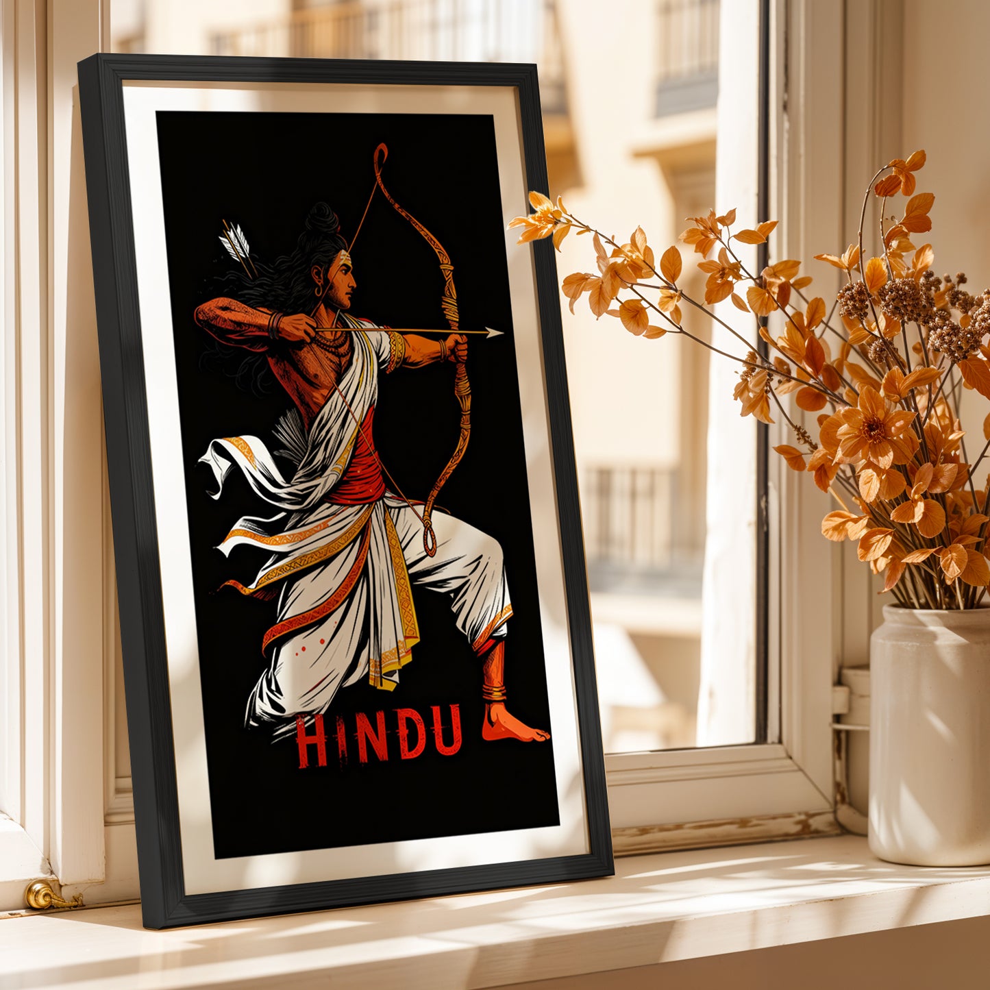 Lord Ram Archer Wall Frame
