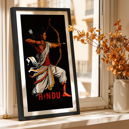 Lord Ram Archer Wall Frame