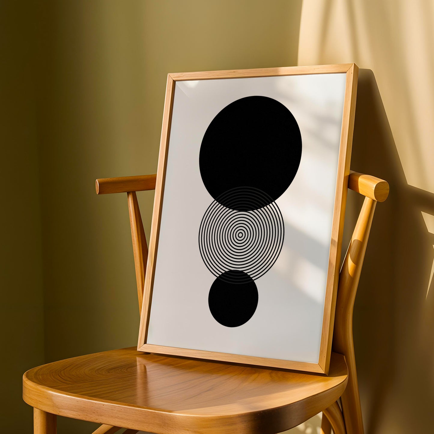 Geometric Circle Abstract Print