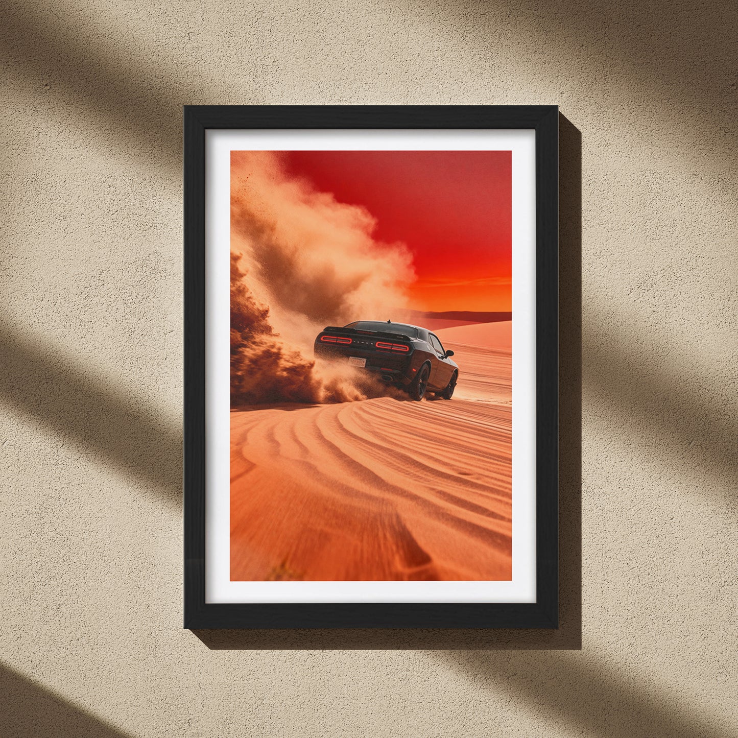 Dodge Challenger Sandstorm Drift Wall Frame