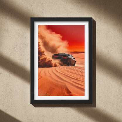 Dodge Challenger Sandstorm Drift Wall Frame