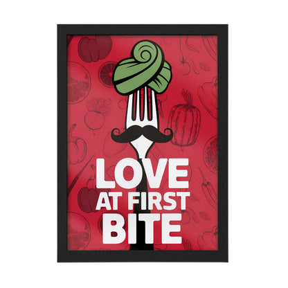 Love at First Bite Wall Frame