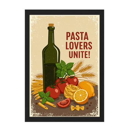 Pasta Lovers Wall Frame
