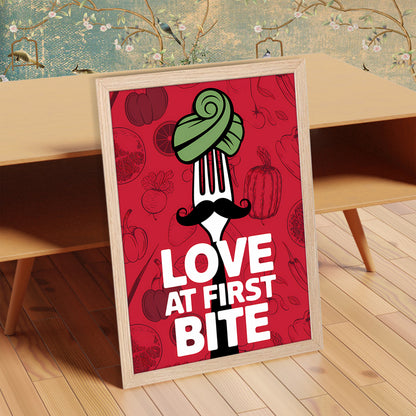 Love at First Bite Wall Frame