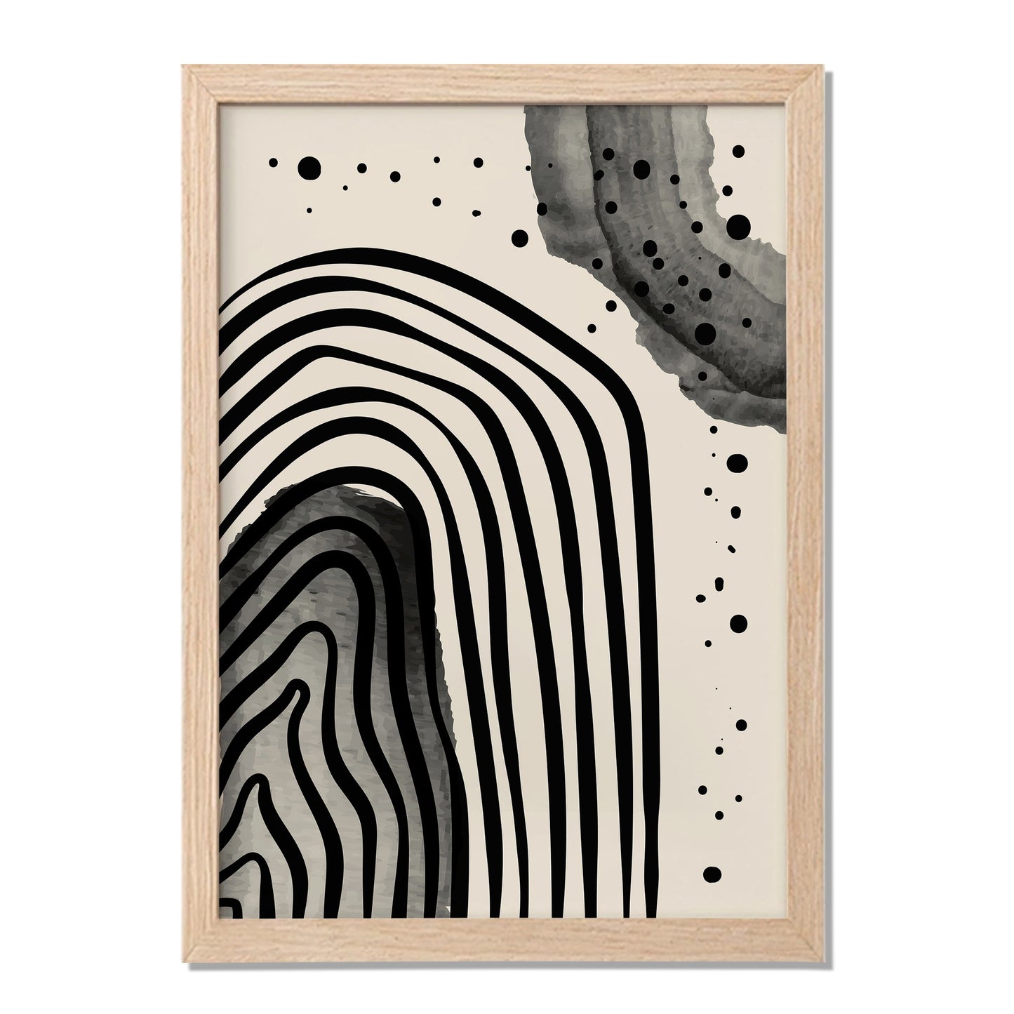 Wave Abstract Wall Frame