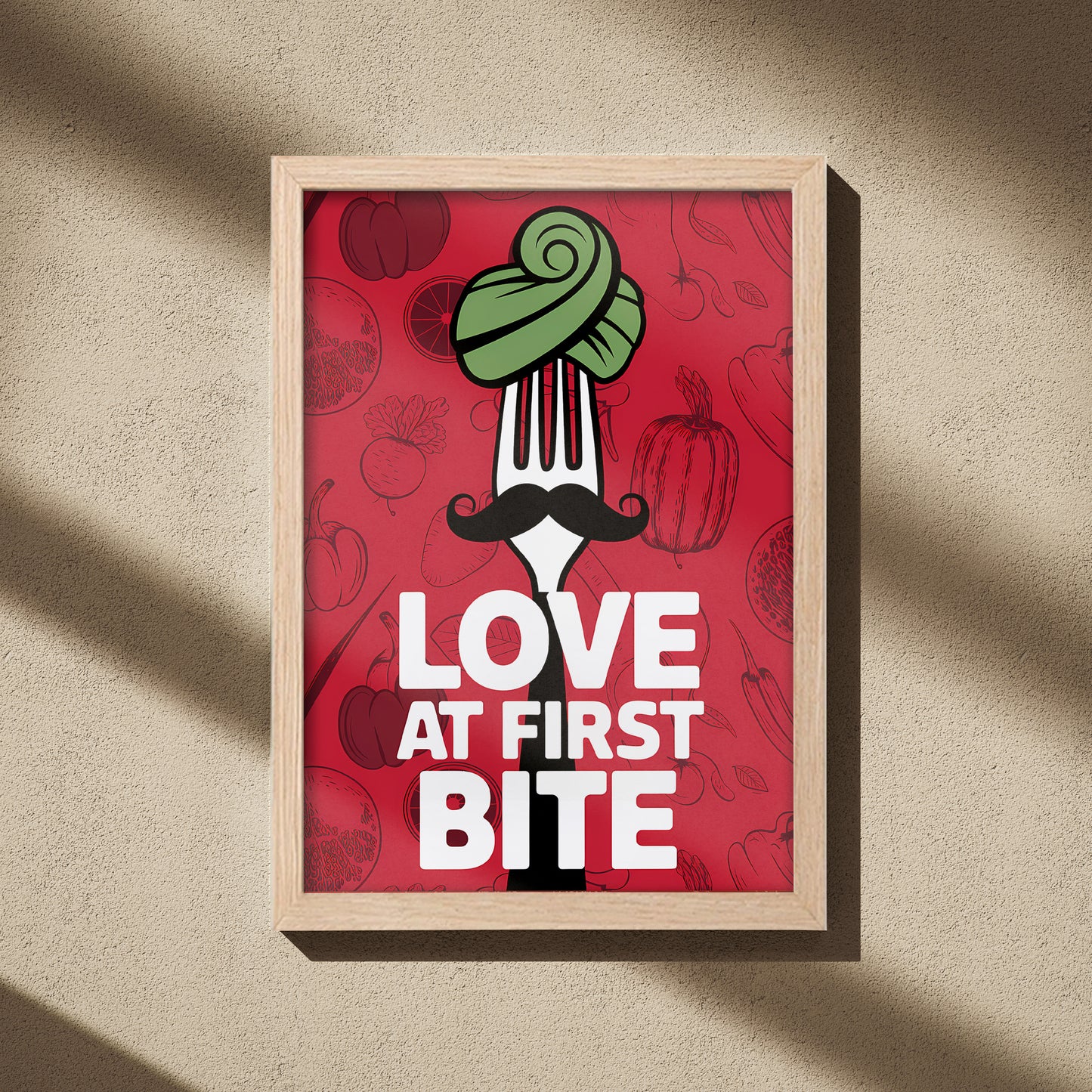 Love at First Bite Wall Frame