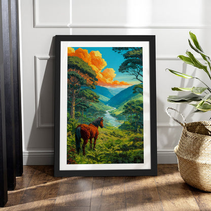 Valley Wanderer Horse Wall Frame
