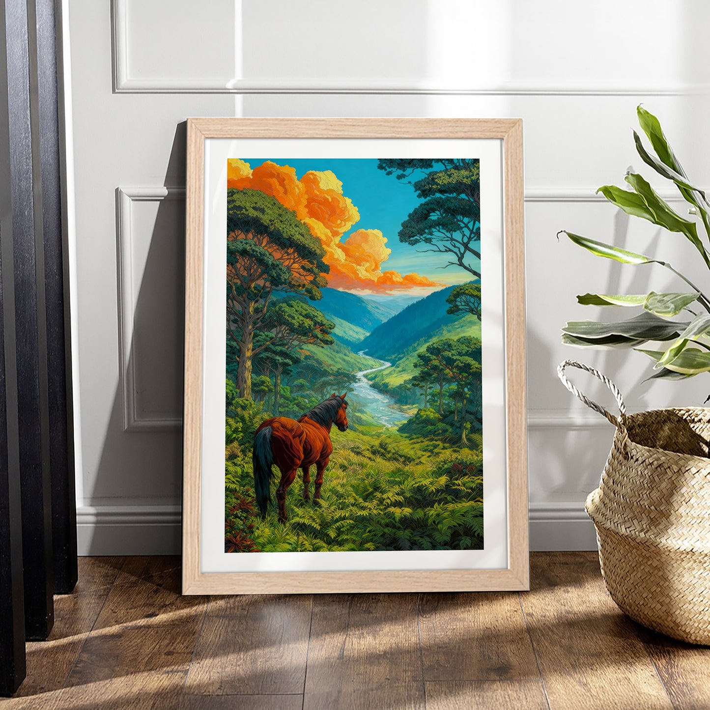 Valley Wanderer Horse Wall Frame
