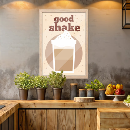 Creamy Shake Wall Frame