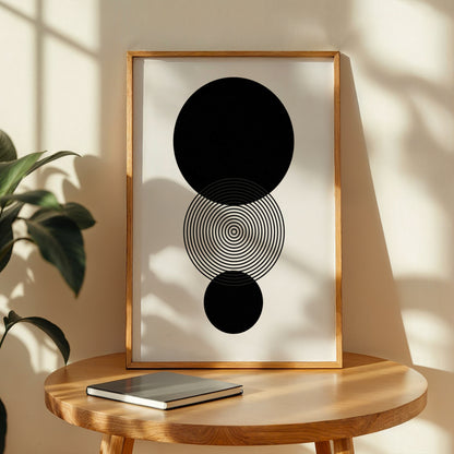 Geometric Circle Abstract Print