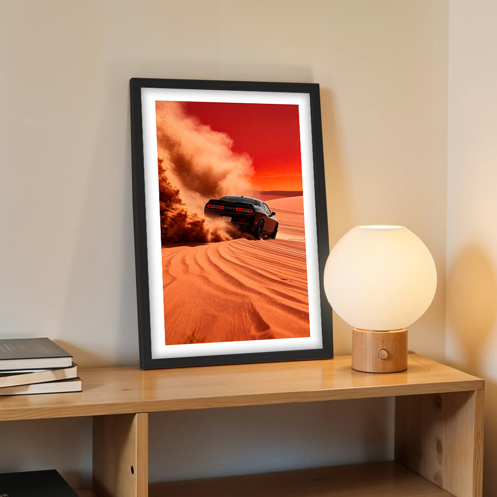 Dodge Challenger Sandstorm Drift Wall Frame