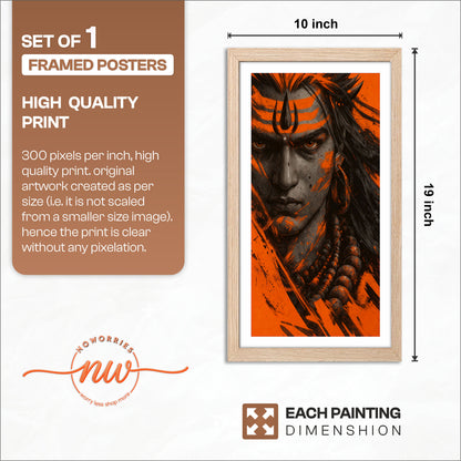 Rudra Mahadev Wall Frame