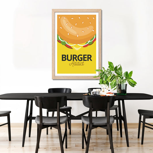 Burger Addict Wall Frame