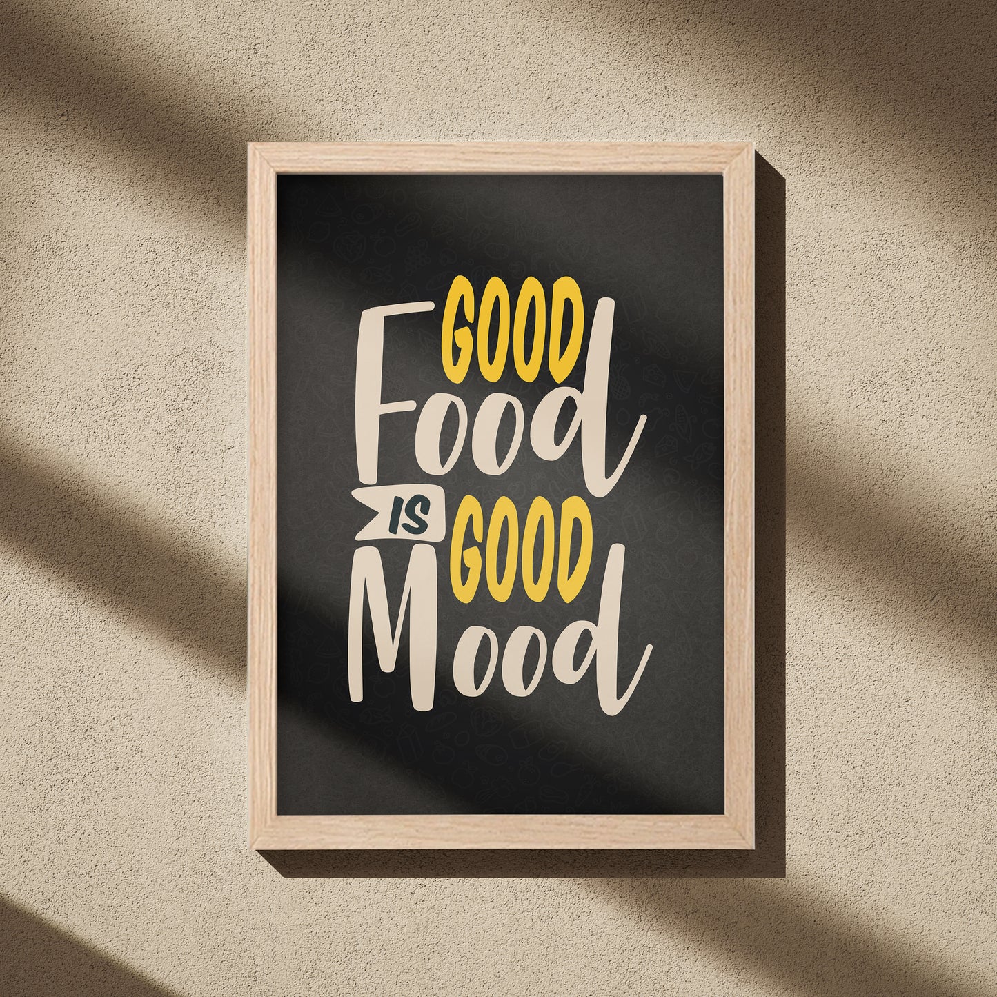 Food Mood Wall Frame