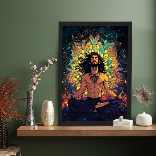 Cosmic Meditation Wall Frame
