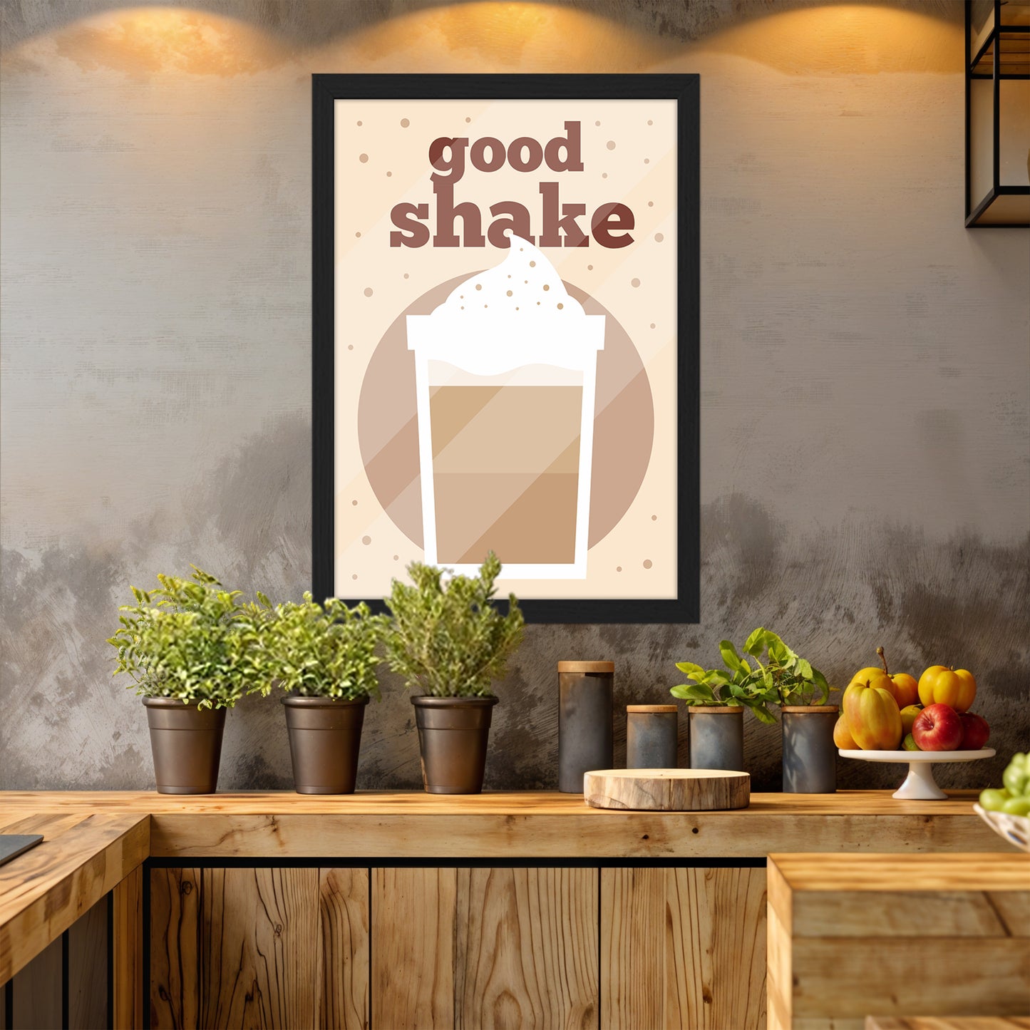 Creamy Shake Wall Frame