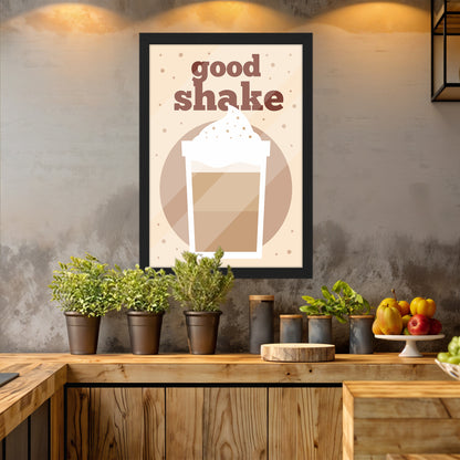 Creamy Shake Wall Frame