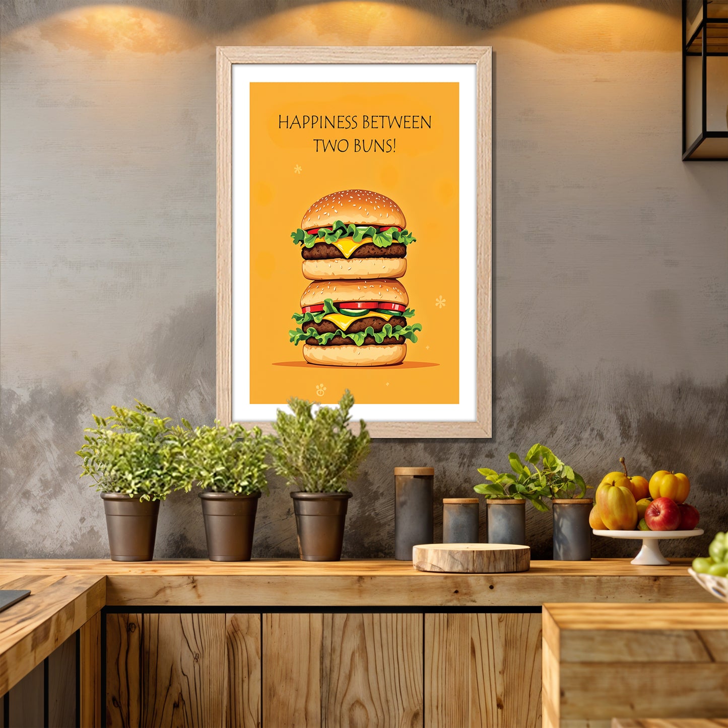 Burger Joy Wall Frame