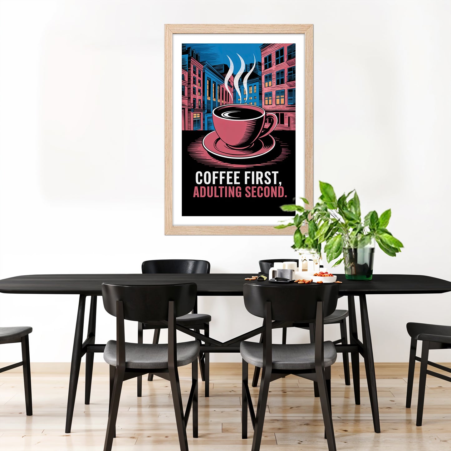 Coffee First Wall Frame