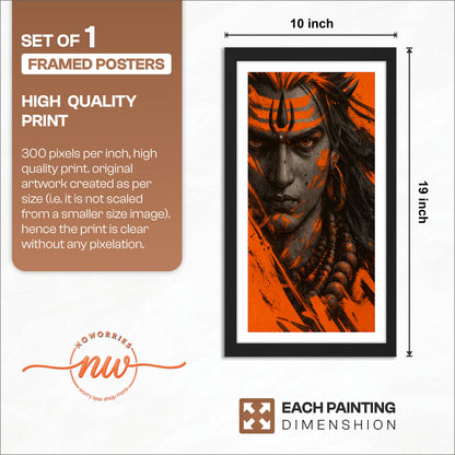 Rudra Mahadev Wall Frame